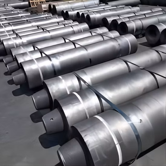 UHP400 UHP450 UHP500 UHP550 UHP600 Graphite Electrode with Nipple UHP Graphite Electrode for Eaf Arc Furnace