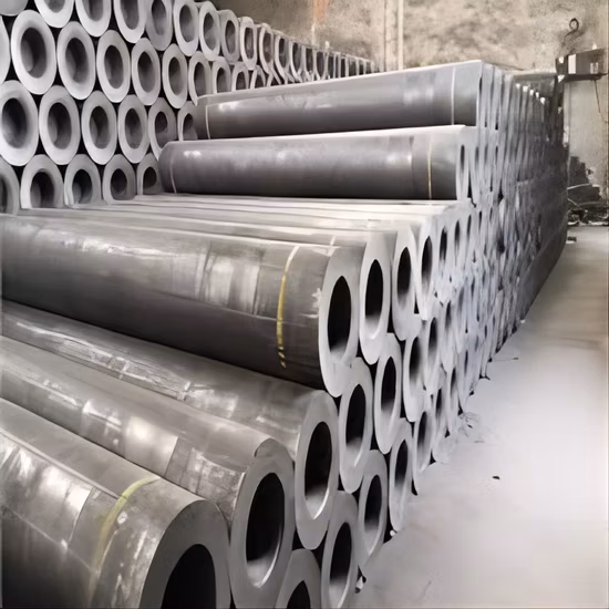 UHP400 UHP450 UHP500 UHP550 UHP600 Graphite Electrode with Nipple UHP Graphite Electrode for Eaf Arc Furnace